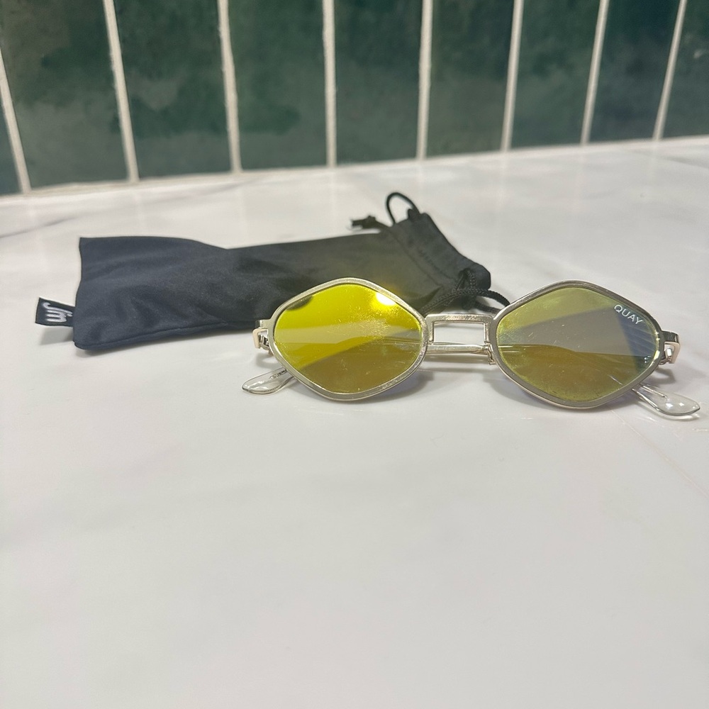 Quay Australia Sunglasses with Yellow Lenses